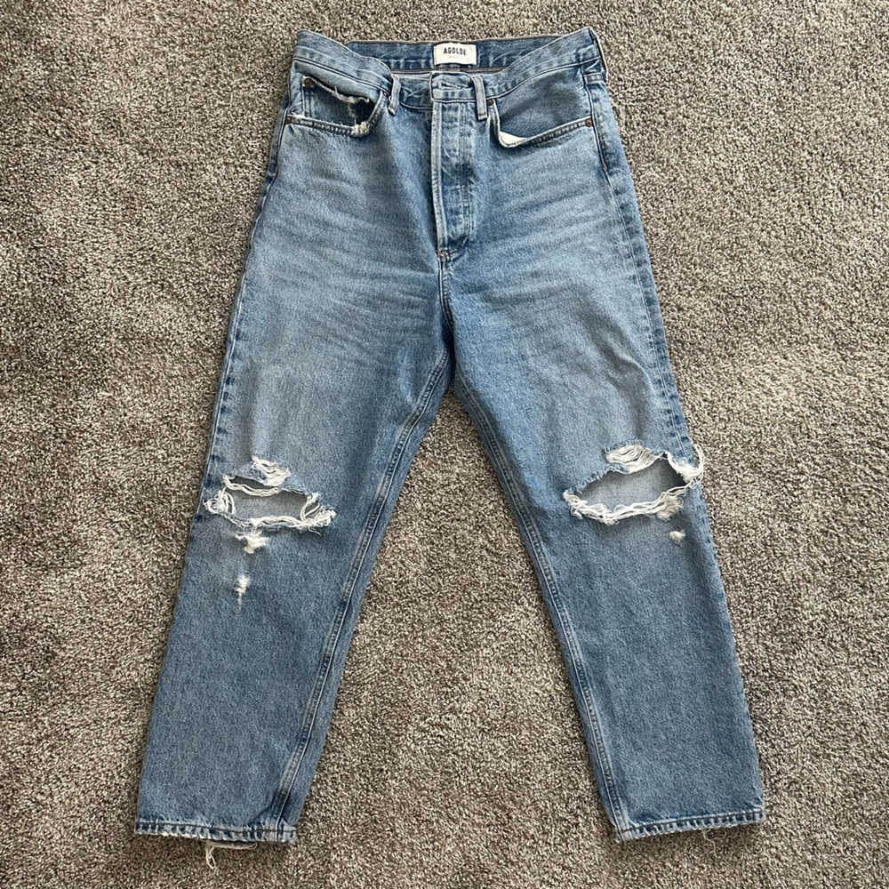 Agolde 90s Crop Jean in suspend